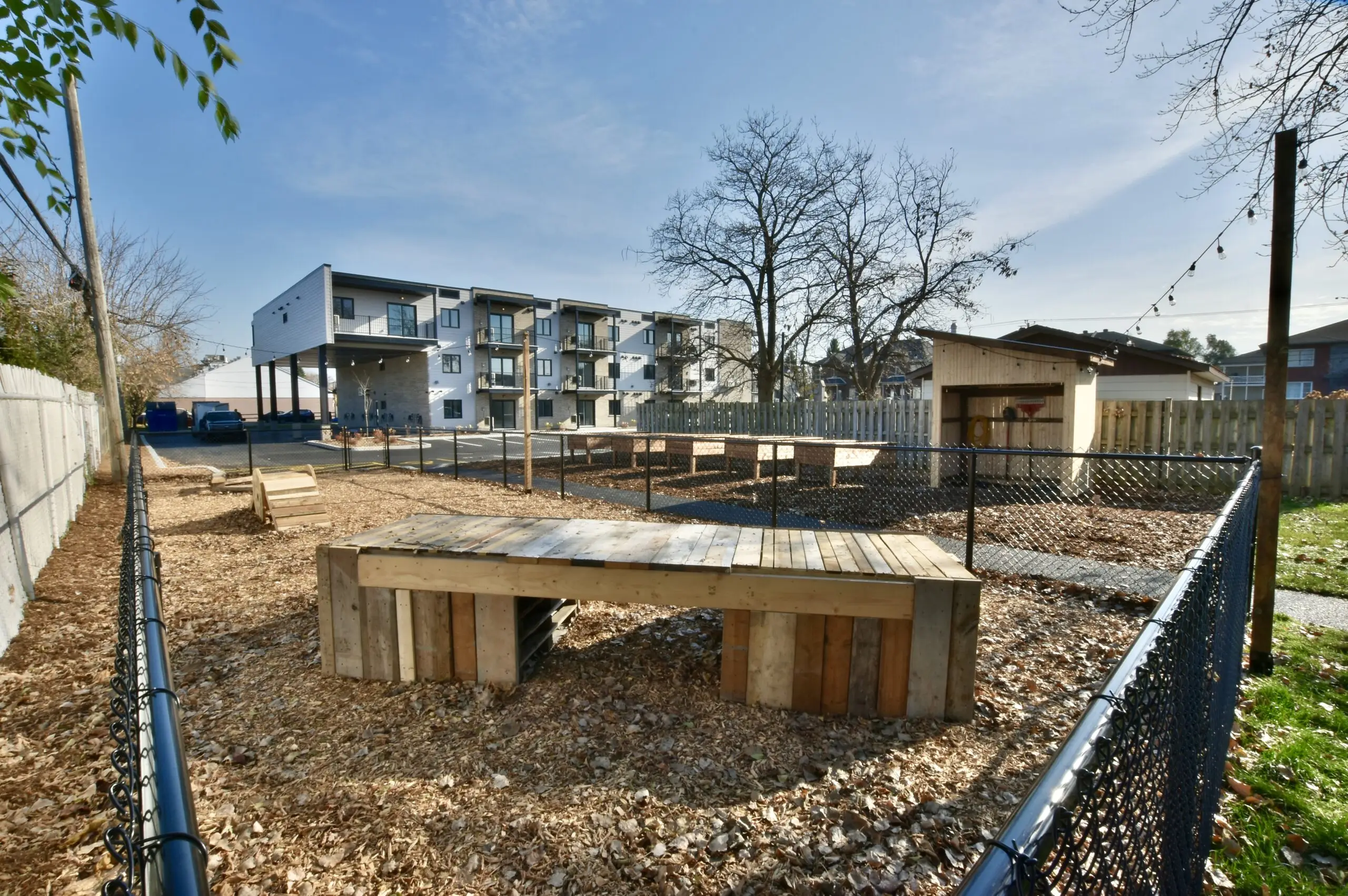 immeuble d'appartements moderne